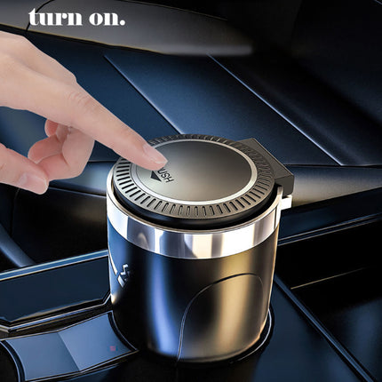 LED Car Ashtray Cup – Portable, Detachable, Stylish Design