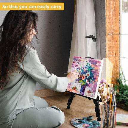 Adjustable Metal Tripod Artist Easel