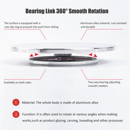 Aluminum Alloy Pottery Wheel Turntable