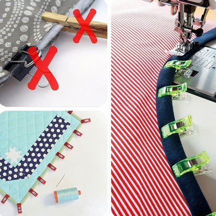 50pcs Colorful Sewing Clips