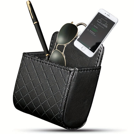 Car Vent Phone Holder & Organizer – Compact Storage Solution