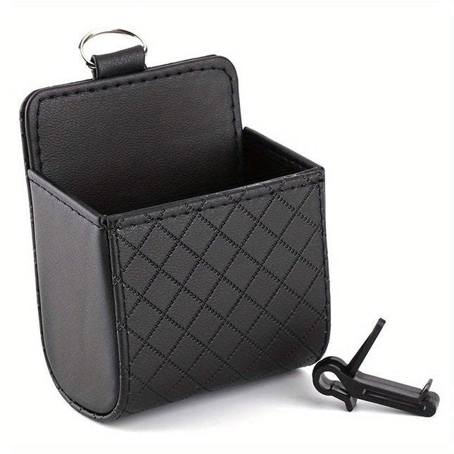 Car Vent Phone Holder & Organizer – Compact Storage Solution