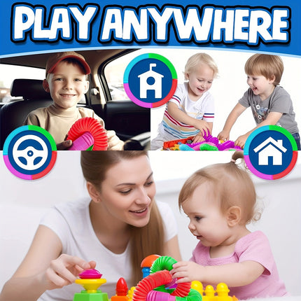 Pop Tubes Sensory Toys – Fun & Skill-Building Play! - Monti Bargains