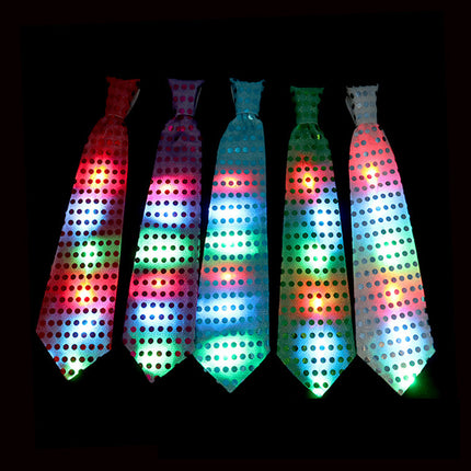 LED Flash Necktie: Light Up Your Party Look
