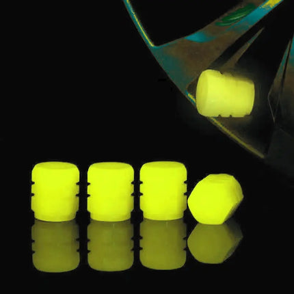 Luminous Valve Caps – Glowing Bike & Car Wheel Decor