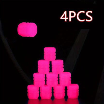 Luminous Valve Caps – Glowing Bike & Car Wheel Decor