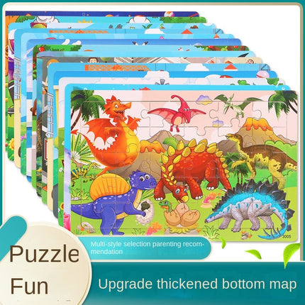 30-Piece Wooden Jigsaw Puzzle – Fun & Learning! - Monti Bargains