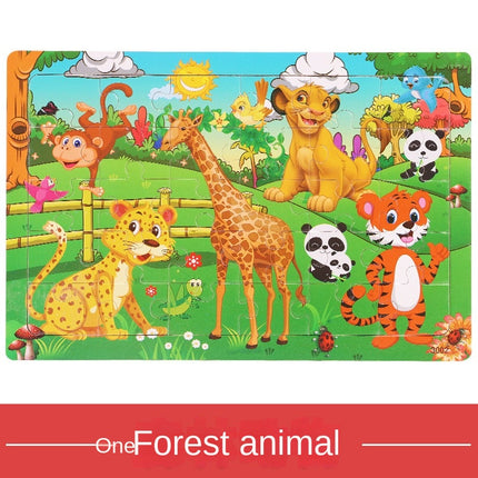 30-Piece Wooden Jigsaw Puzzle – Fun & Learning! - Monti Bargains