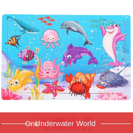 30-Piece Wooden Jigsaw Puzzle – Fun & Learning! - Monti Bargains