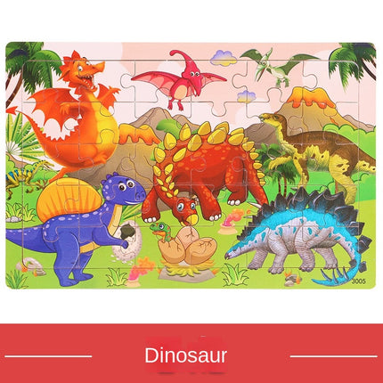 30-Piece Wooden Jigsaw Puzzle – Fun & Learning! - Monti Bargains