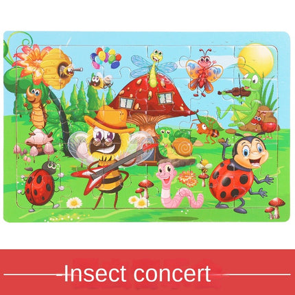 30-Piece Wooden Jigsaw Puzzle – Fun & Learning! - Monti Bargains