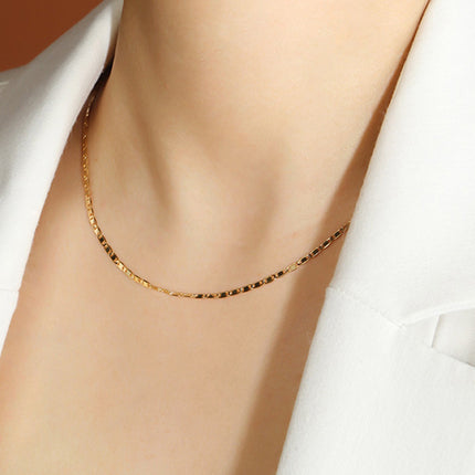 Women's & Men's 18K Gold Plated Chain