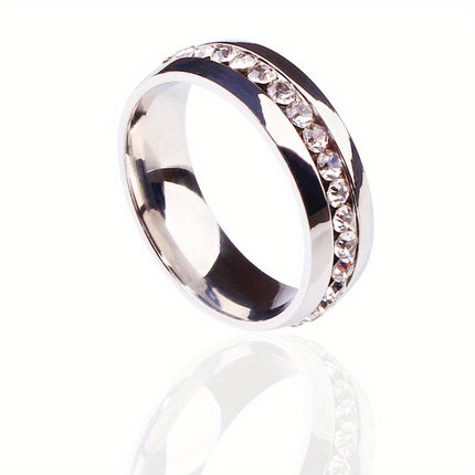 Chic Stainless Steel Band Ring