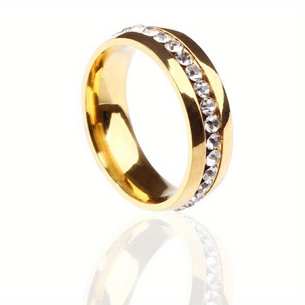 Chic Stainless Steel Band Ring