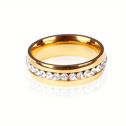 Chic Stainless Steel Band Ring