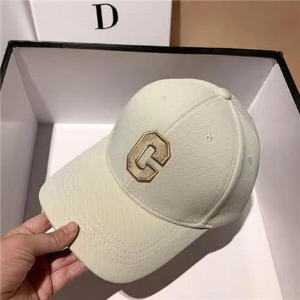 Vintage Cotton Letter C Baseball Cap