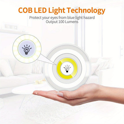 Smart Wireless LED Under-Cabinet Lights with Remote