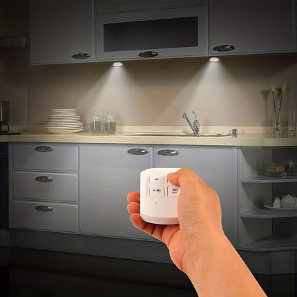 Smart Wireless LED Under-Cabinet Lights with Remote