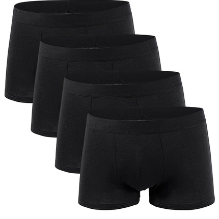 4-12pcs Men's Cotton Stretch Boxer Briefs