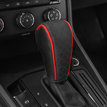 Universal PU Leather Anti-Slip Gear Shift Knob Cover