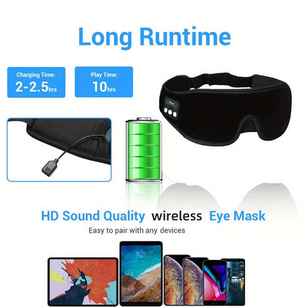 Wireless Full Blackout Sleep Mask