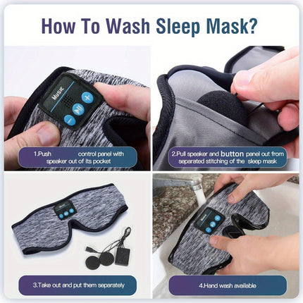 Wireless Full Blackout Sleep Mask