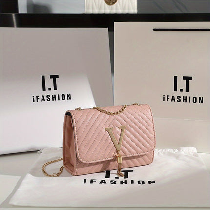 Quilted Mini Shoulder Bag – Chic Tassel Chain Design - Monti Bargains