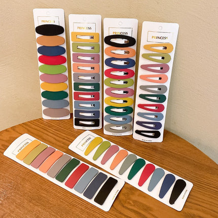 10pcs Vintage Simple Hair Clips – Casual, Elegant Accessories