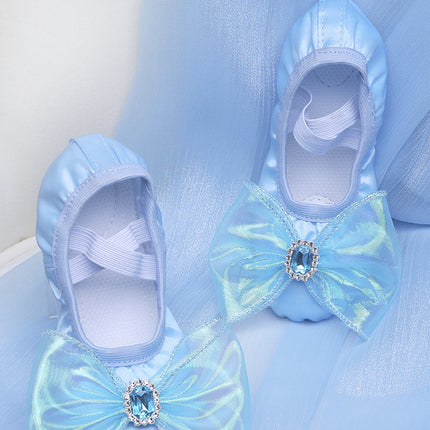 Girls' Elegant Pink Ballet Shoes
