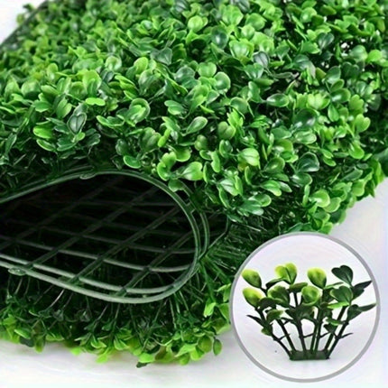 Set Of 10 Lush Artificial Hedge Wall Panels