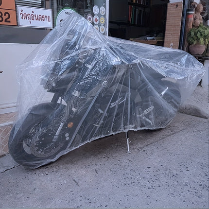 Universal Transparent Motorcycle Dust Cover – All-Weather Protection