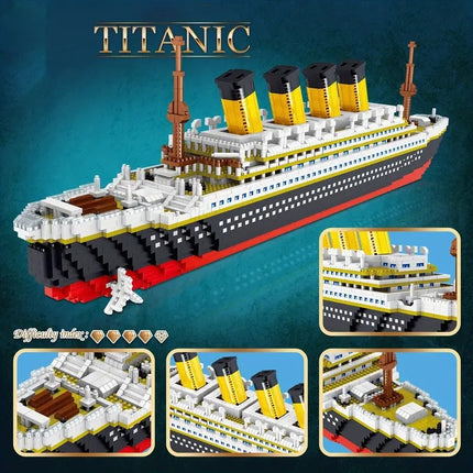 Titanic Mini Building Blocks – DIY Cruise Ship Model - Monti Bargains