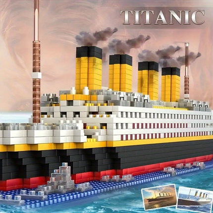 Titanic Mini Building Blocks – DIY Cruise Ship Model - Monti Bargains