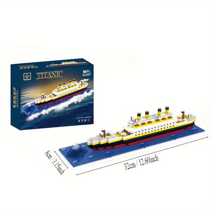 Titanic Mini Building Blocks – DIY Cruise Ship Model - Monti Bargains