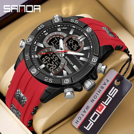 Luxury Dual Display Sports Watch
