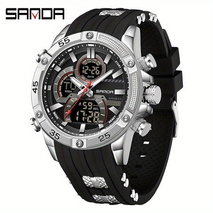 Luxury Dual Display Sports Watch