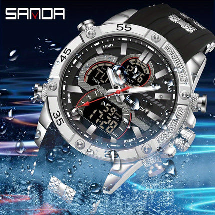 Luxury Dual Display Sports Watch