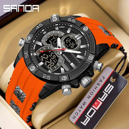 Luxury Dual Display Sports Watch