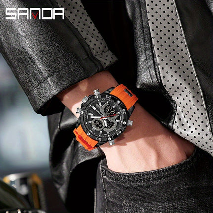 Luxury Dual Display Sports Watch