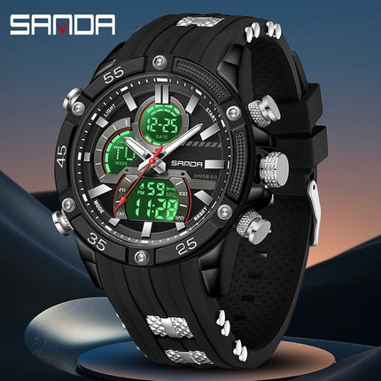 Luxury Dual Display Sports Watch