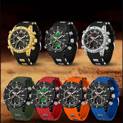 Luxury Dual Display Sports Watch