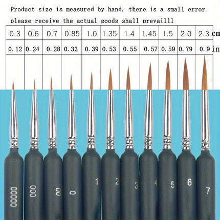 ProArt Weasel Hair Line Brushes