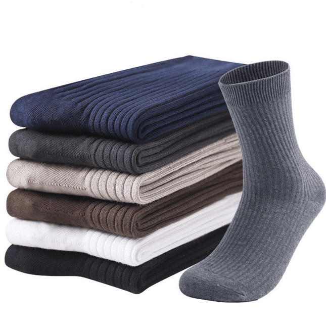 Men’s Cotton Crew Socks 5-Pack
