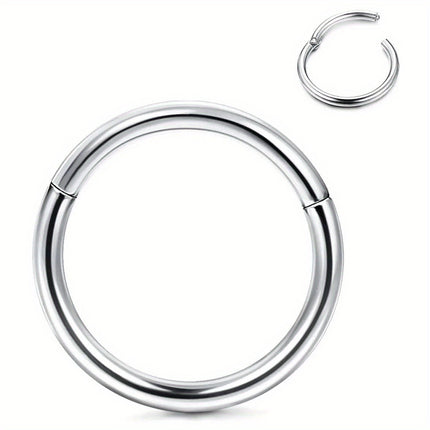 Minimalist Titanium Nose Hoop Ring