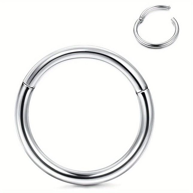 Minimalist Titanium Nose Hoop Ring