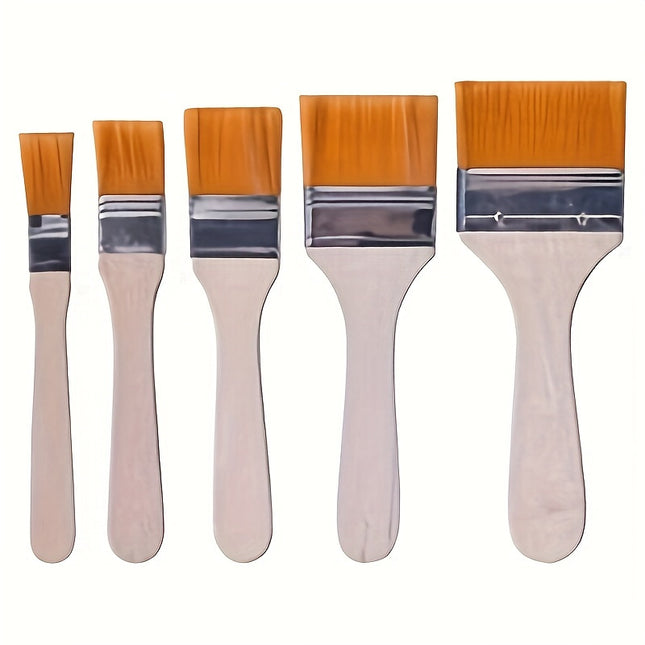 5 Set Nylon Painting Brushes