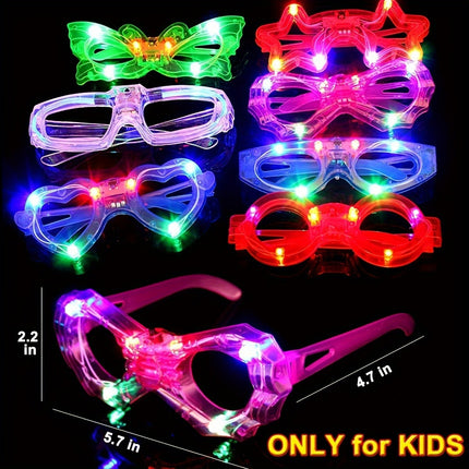 6pcs LED Light-Up Glasses for Parties & Celebrations