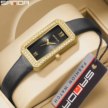 SANDA Women's Rectangular Quartz Watch