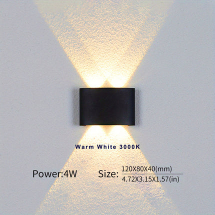 PIBAOGU 4W LED Wall Sconce - Waterproof, Modern Design