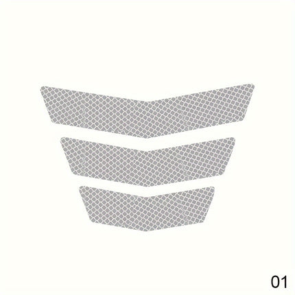 3pcs Reflective Stickers for Motorcycle & Car Safety